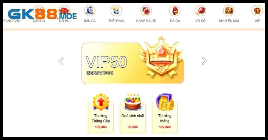 Tìm hiểu thông tin về tài khoản VIP GK88 